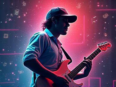 Musician performing, highlighting brand building success
