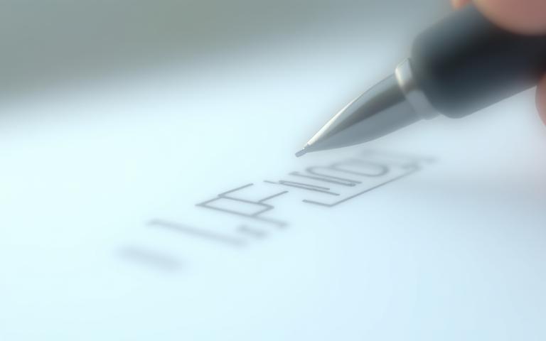Close-up of a contract document with a pen, symbolizing negotiation